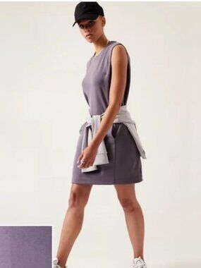 Athleta Seasoft Tank Dress Dusk Violet Purple Size Small Style 882073